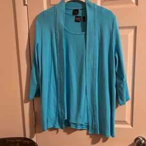 Rafaella Light Blue Knitwear